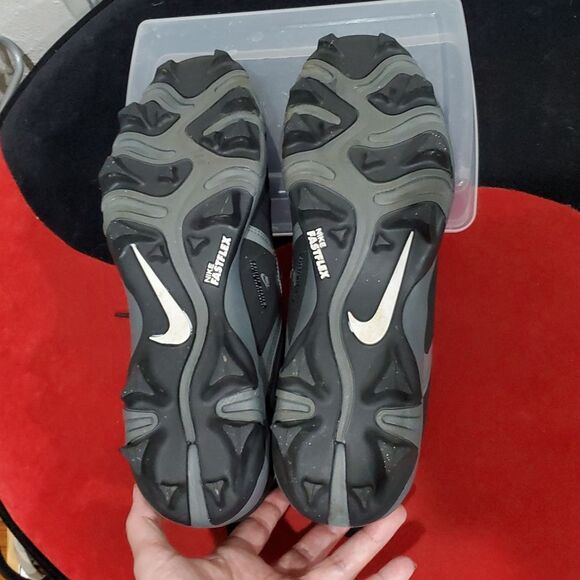 Nike Alpha Menace 3 Shark Football Cleats in Black Size 11 - Picture 10 of 13